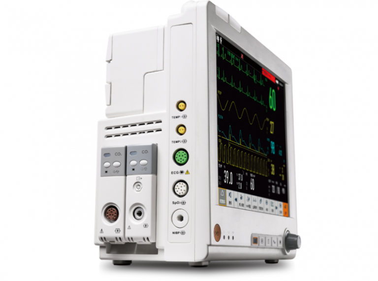 A plug-in monitor and a high-end 12-channel ECG machine