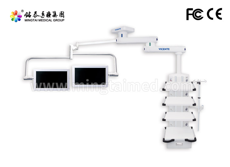Mechanical double-arm endoscope medical pendant 