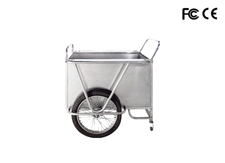 Stainless steel laundry cart 